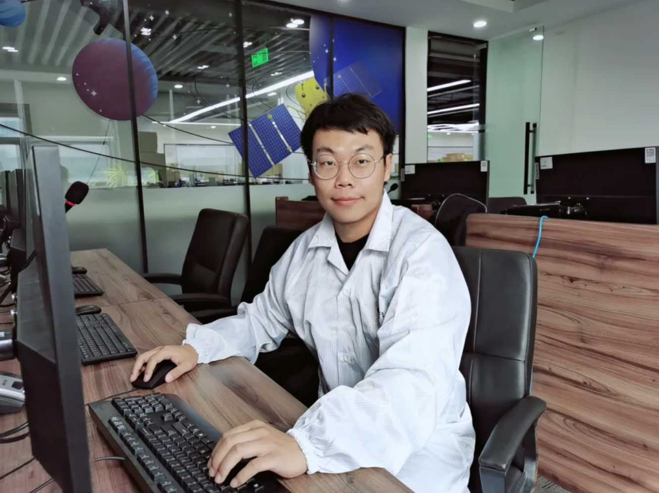 我在新疆库尔勒守站